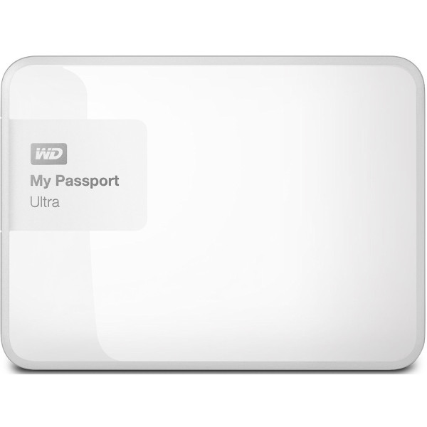 НЖМД WD 2.5 USB 3.0 1TB My Passport Ultra Brilliant White
